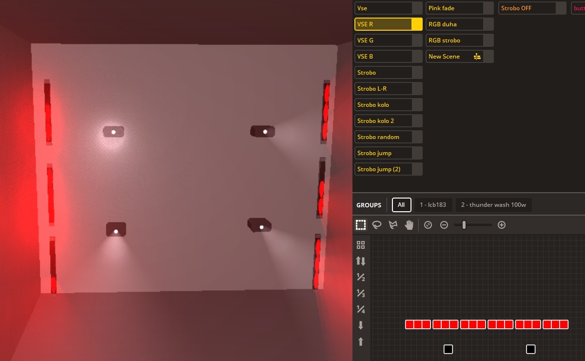 random segments or light ar disabled but in the daslight enabled